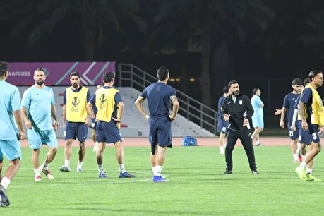 تصاویری از تمرین تیم ملی امید
