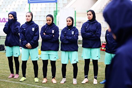 گزارش تصویری از تمرین تیم‌ ملی بانوان