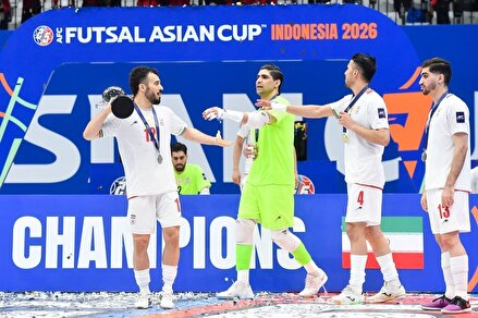 گزارش تصویری/ روایت تصویری کنفدراسیون فوتبال آسیا از جشن قهرمانی ملی پوشان فوتسال ایران