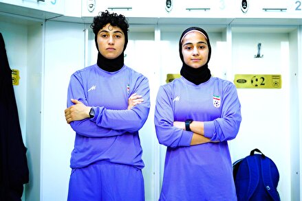 گفت و گو با بازیکنان تیم ملی فوتبال بانوان در مجموعه پک