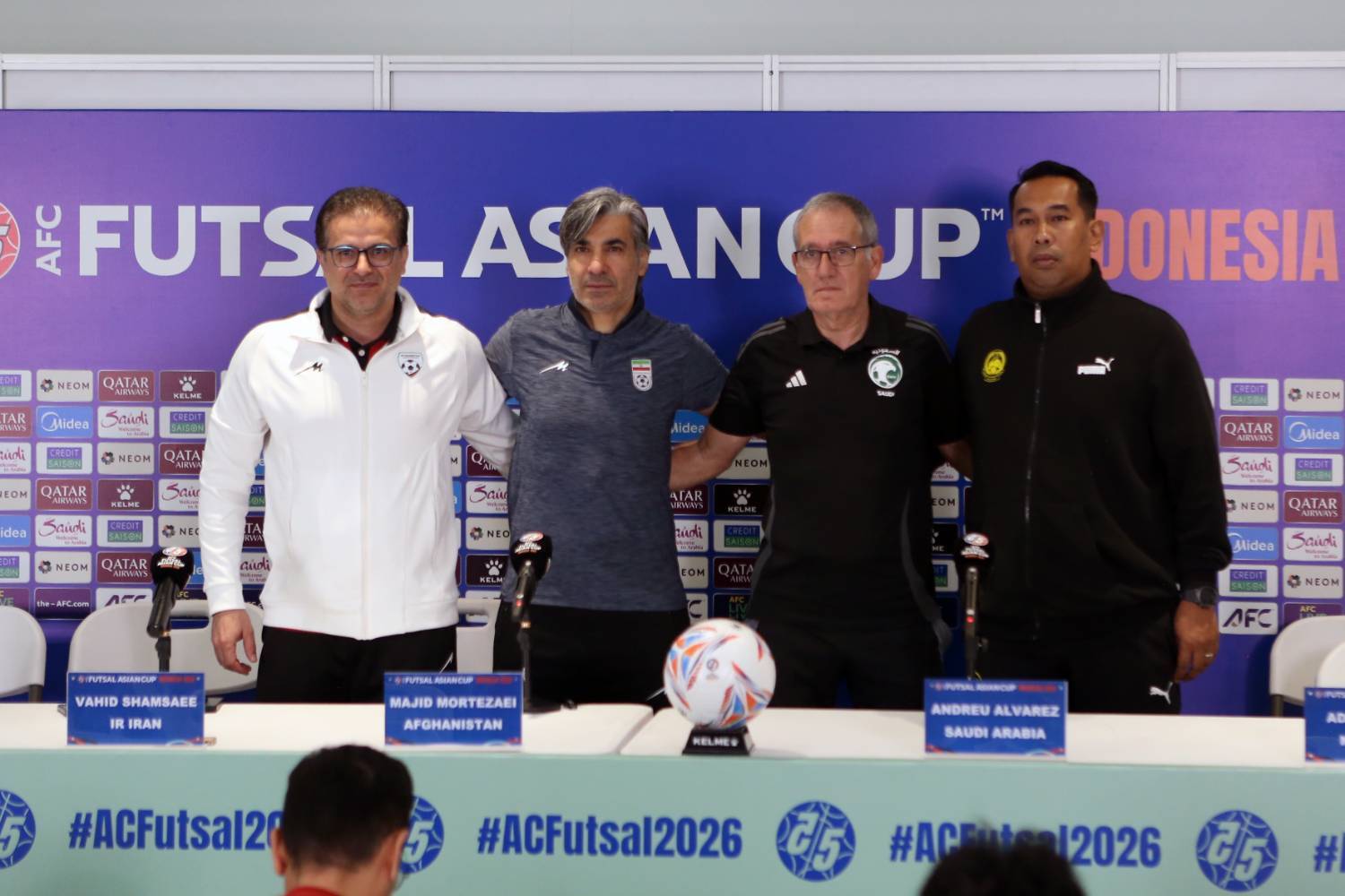 انتقاد شمسایی و پلازا از شرایط برگزاری جام ملت‌های فوتسال آسیا