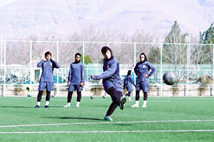 گزارش تصویری/ تمرین تیم ملی فوتبال نوجوانان بانوان