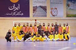 تمرین پرنشاط تیم ملی فوتسال زیر نظر کادر فنی 