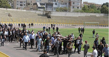 بخش دوم گزارش تصویری از مراسم تشییع پیکر داریوش مصطفوی