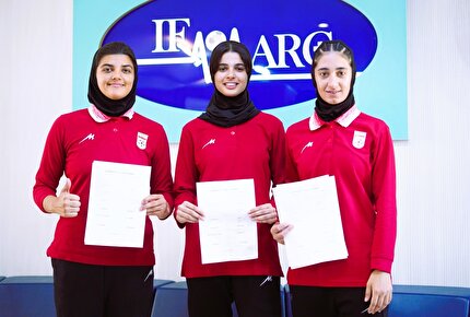 انجام تست پزشکی تیم ملی دختران زیر ۲۰ سال در ایفمارک