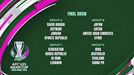 ایران با ازبکستان، کره‌جنوبی و لبنان همگروه شد
