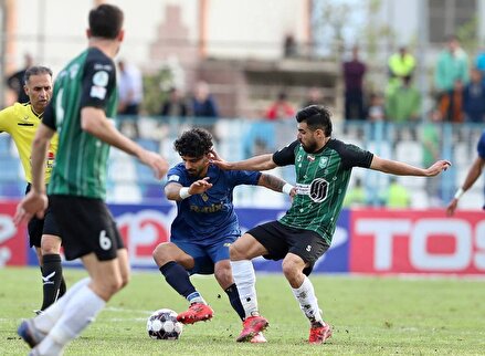 گزارش تصویری از دیدار تیم‌های ملوان بندر انزلی و خیبر خرم آباد