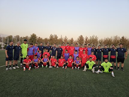 تمرین پر روحیه شاگردان احمدی در عصر دومین روز اردو