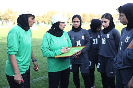 گزارش تصویری از تمرین تیم ملی دختران زیر ۱۷ سال