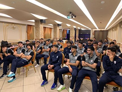 برگزاری جلسه فنی تیم ملی امید با حضور بازیکنان