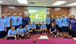 رفتار انسان‌دوستانه بازیکنان تیم ملی فوتسال در آستانه دیدار با مالزی