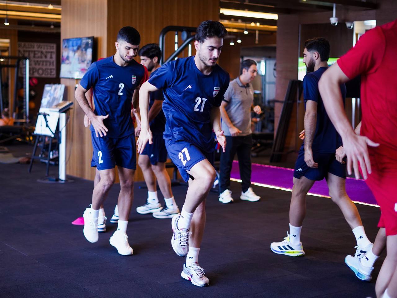 تمرین سبک ملی‌پوشان صبح بازی با تانزانیا