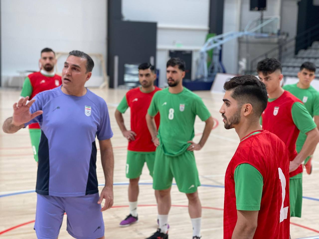 آغاز تمرینات تیم ملی فوتسال 
ایران در روسیه