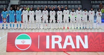 کاروان تیم ملی فوتسال بانوان وارد تهران شد