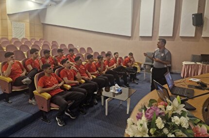 برگزاری کلاس دانش افزایی داوری برای اعضای تیم ملی فوتسال جوانان