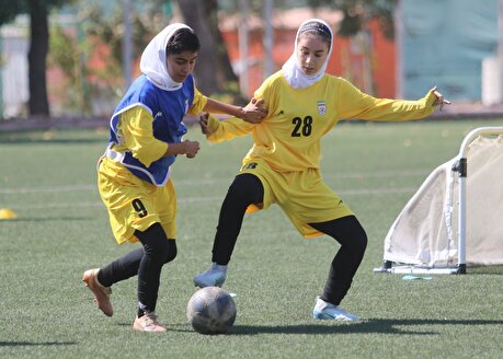 گزارش تصویری از تمرین تیم‌ملی دختران زیر ۱۷ سال