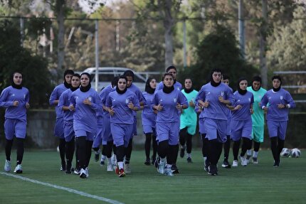 برگزاری نخستین تمرین تیم ملی فوتبال بانوان