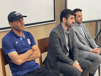 حضور سرپرست کمیته‌ی فوتبال ساحلی در اردوی ساحلی بازان