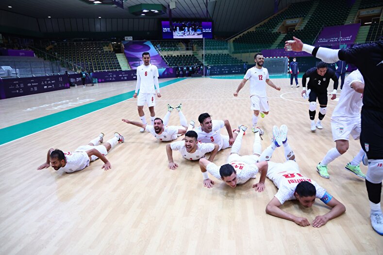 گزارش تصویری از قهرمانی  تیم ملی فوتسال در بازی های همبستگی کشورهای اسلامی