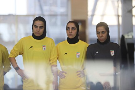 تمرین بدنسازی ملی‌پوشان فوتسال بانوان در سالن پک برگزار شد