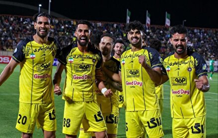 تصاویری از دیدار شمس آذر قزوین و سپاهان اصفهان