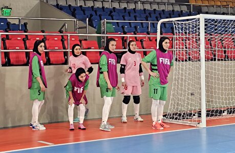 گزارش تصویری از تمرین تیم ملی فوتسال بانوان