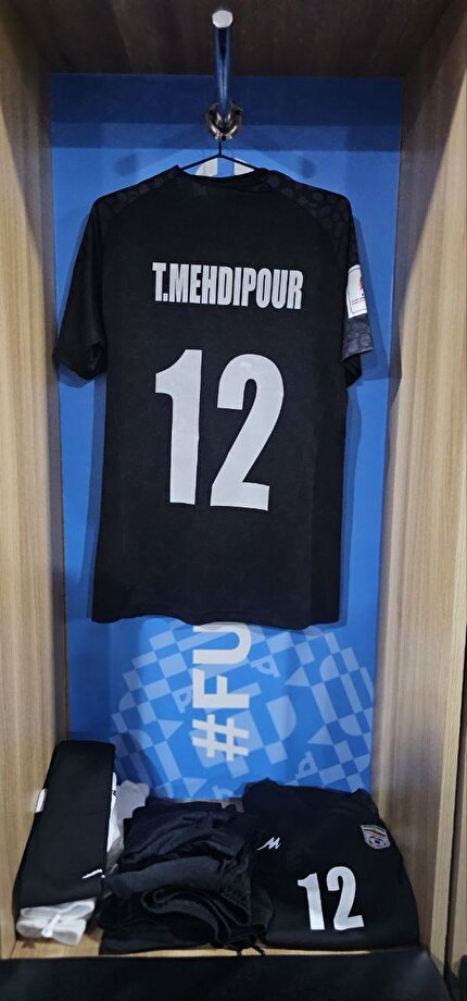 تصاویری از رختکن تیم ملی فوتسال بانوان پیش از دیدار برابر پاناما