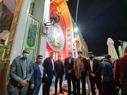 اداى احترام ماجدى به مقام شهدا و حاج قاسم سلیمانی