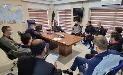 نشست سرپرست فدراسيون فوتبال و كادر فنى تيم ملى