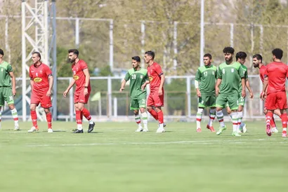 گزارش تصویری دیدار دوستانه تیم ملی امید و پرسپولیس