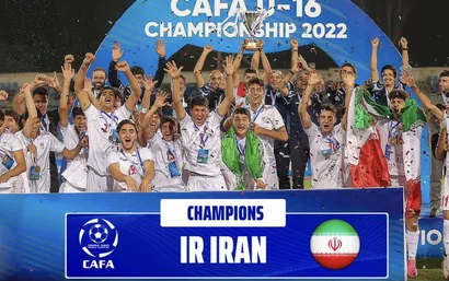 قهرمانی نوجوانان ایران در کافا ۲۰۲۲