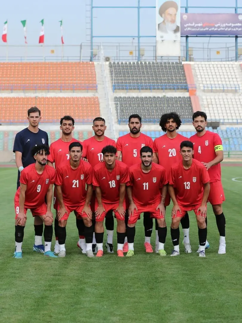 گزارش تصویری بازی تدارکاتی تیم ملی امید و شمس آذر