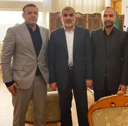 دیدار رییس و عضو هیات رییسه فدراسیون فوتبال با نایب رییس مجلس شورای اسلامی
