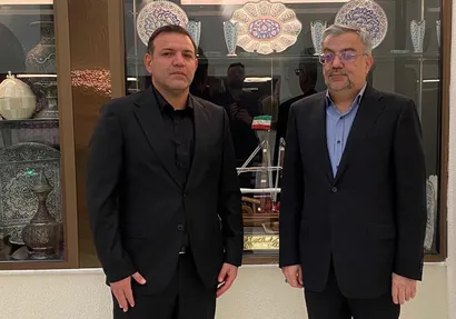 دیدار رئیس فدراسیون با مسئولان سفارت ایران در ابوظبی