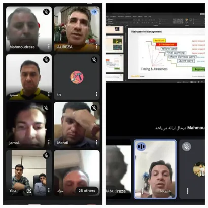 وبینارهای آموزشی متوالی دپارتمان داوری برای فوتبال و فوتسال