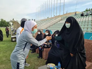 دیدار دوستانه تیم های ملی فوتبال بانوان بزرگسالان و زیر 20 سال 