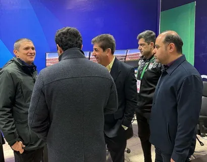 بازدید نمایندگان فیفا از اتاق VAR ورزشگاه آزادی 