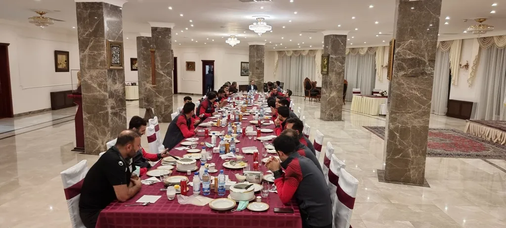 برگزاری ضیافت شام  ملی پوشان فوتسال در سفارت ایران - بلاروس