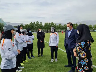 دیدار دوستانه تیم های ملی فوتبال بانوان بزرگسالان و زیر 20 سال 