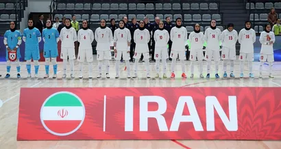 کاروان تیم ملی فوتسال بانوان وارد تهران شد