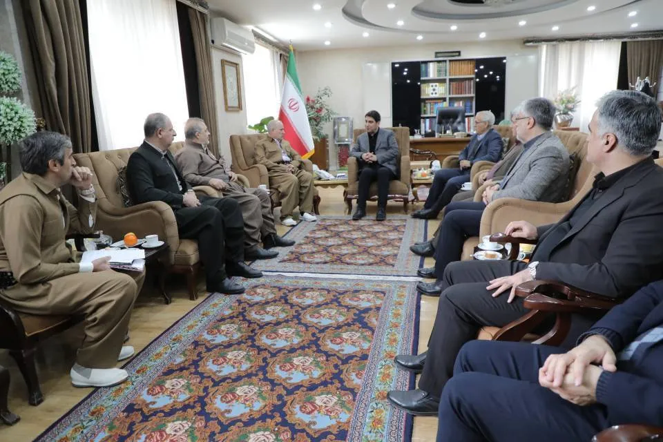 دیدار رئیس فدراسیون با استاندار کردستان