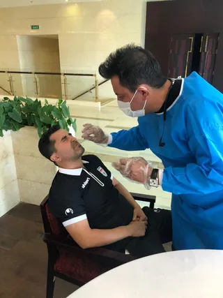 انجام تست کرونا از تیم ملی فوتسال 