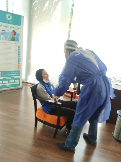 انجام تست PCR از اعضای تیم ملی فوتبال بانوان