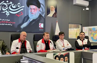 ویدئو/ حضور رییس و مسئولان فدراسیون در سازمان هلال احمر برای قدردانی از نیروهای امدادی