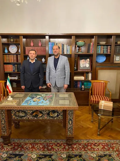دیدار عزیزی خادم با سفیر ایران در آلمان