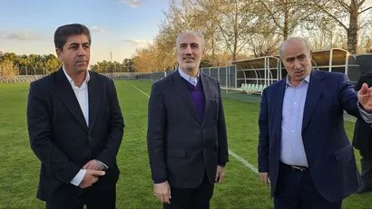 بازدید معاون رئیس جمهور از مرکز ملی فوتبال