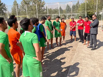 عزیزی خادم:  تیم ملی ساحلی پتانسیل های فراوانی دارد