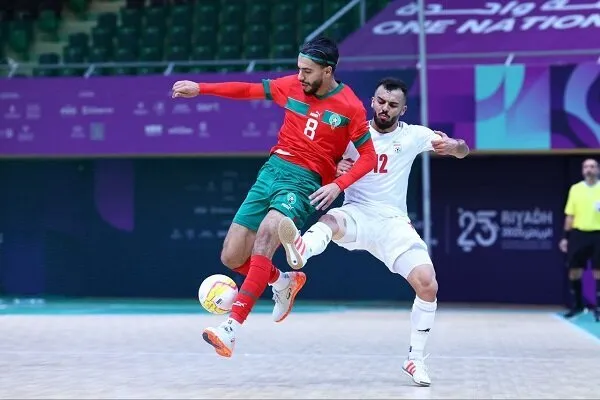 تساوی فوتسال ایران مقابل مراکش