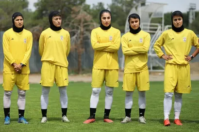 گزارش تصویری از تمرینات صبحگاهی تیم ملی فوتبال بانوان