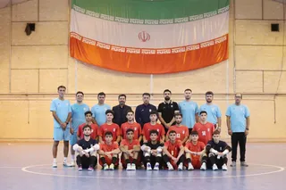 تمرینات تیم ملی فوتسال جوانان ایران